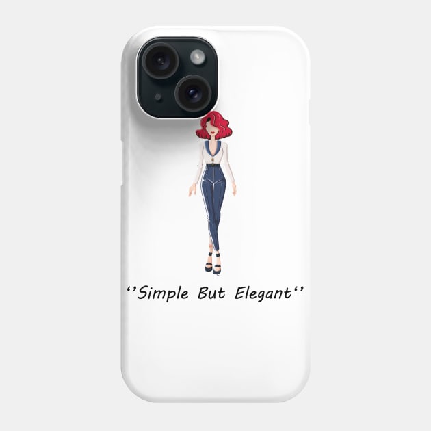 Simple but elegant Phone Case by Gaming girly arts