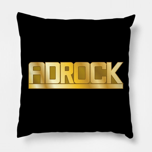 ADROCK Brass Knuckles Pillow by Fresh Fly Threads