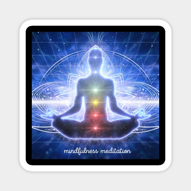 Mindfulness Meditation Magnet by Casual Wear Co.