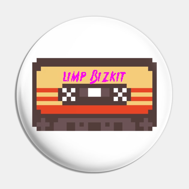 Limp Bizkit 8bit cassette Pin by terilittleberids