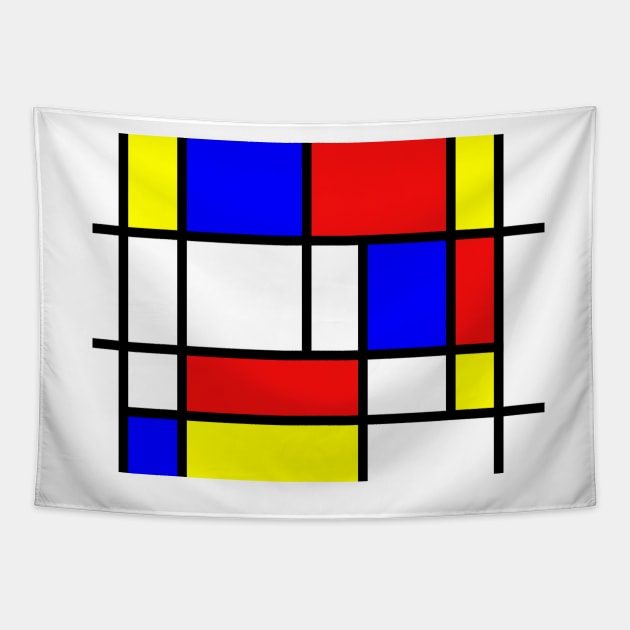 Mondrian Tapestry by JonHerrera