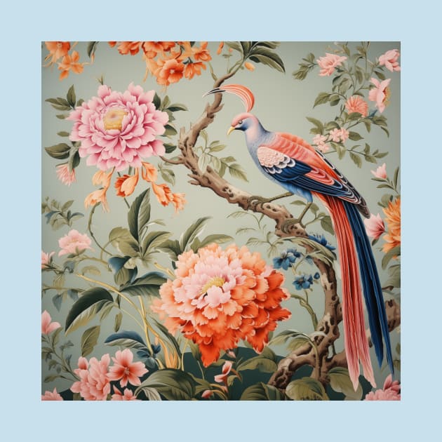 Coastal Chinoiserie III by hamptonstyle