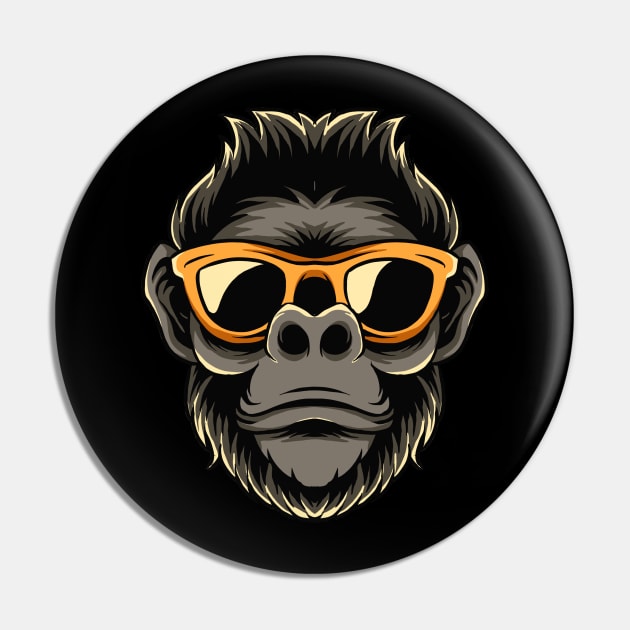 Monkey Pin by fromherotozero