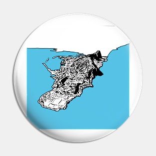 The Rock of Gibraltar Pin