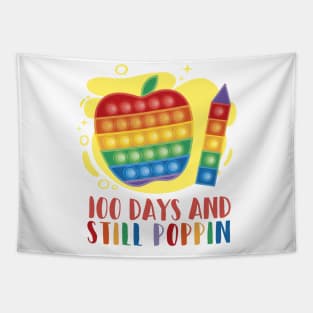 100 Days And Still Poppin Tapestry