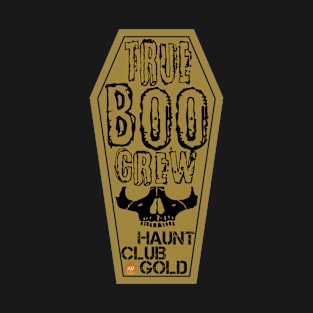 Haunt Club Gold True Boo Crew Coffin T-Shirt