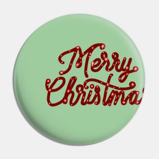 Weihnachten Schrift Pin