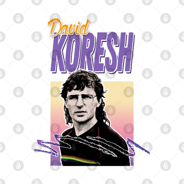 David Koresh - 90s Style Aesthetic Tribute Design by DankFutura