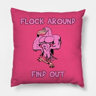 Spanishtown Flock Around Pillow