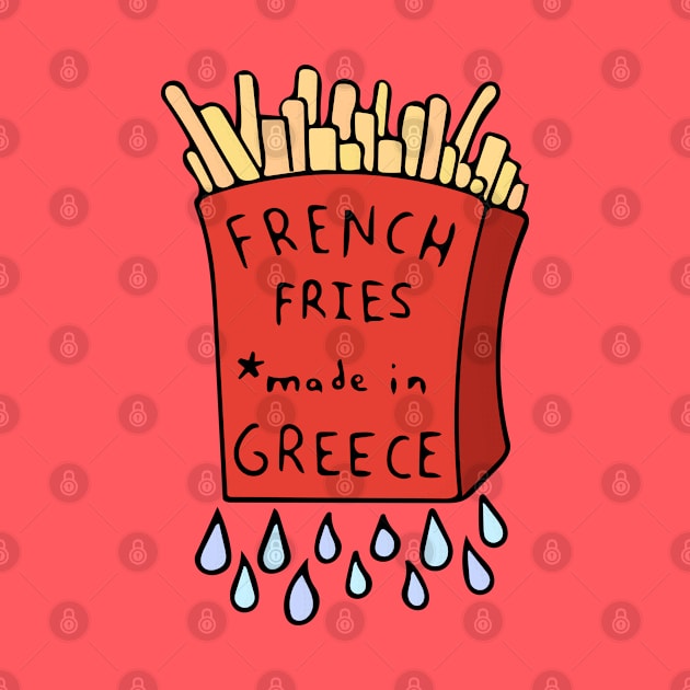 French Fries, Made in Greece by Davey's Designs