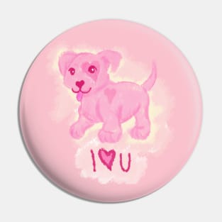 Pink Puppy Pin