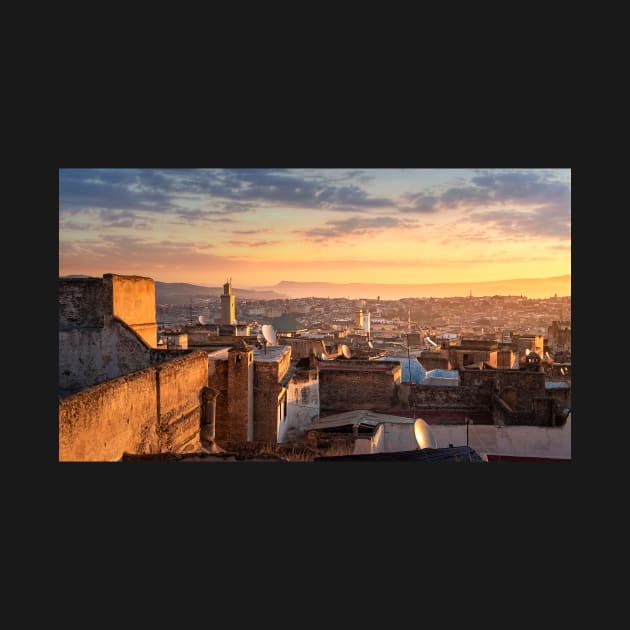 The old Medina in Fez (Fes El Bali), Morocco at sunrise by mitzobs