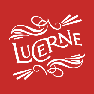 Lucerne Switzerland Retro Style T-Shirt