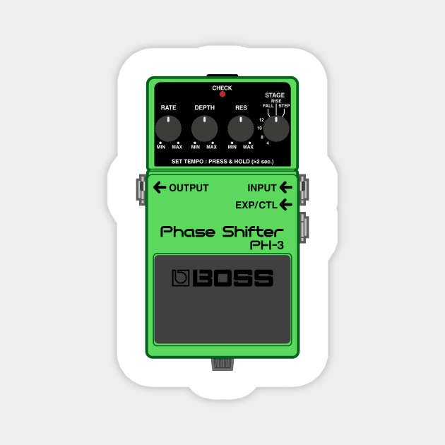 Boss PH-3 Phase Shifter Guitar Effect Pedal Magnet by conform