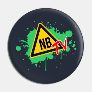 Nerdy Blurb TV splat logo Pin