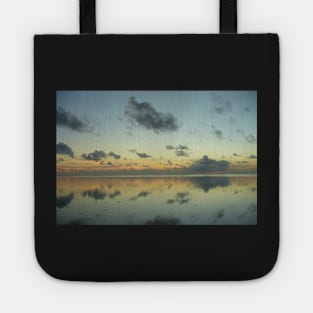 Cloud Reflections Sunset Over The Lagoon Tote