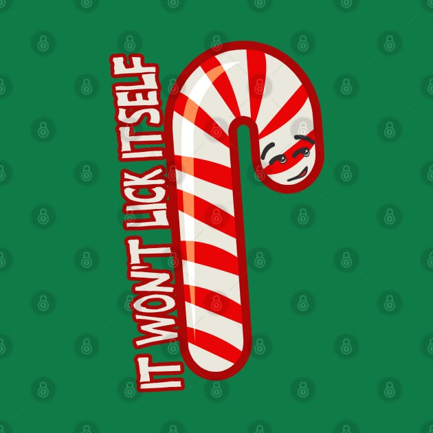 It won't lick itself candycane by rachybattlebot