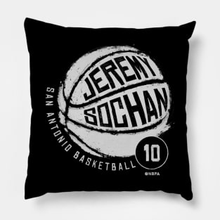 Jeremy Sochan San Antonio Basketball Pillow