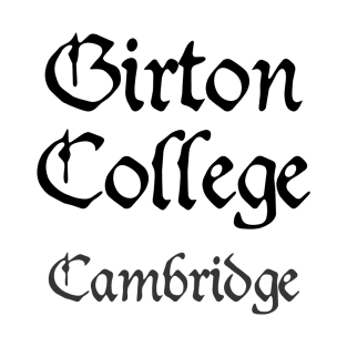 Cambridge Girton College Medieval University T-Shirt