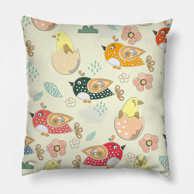 Chicken Pillow by Kristina Stellar Scandinavian Land