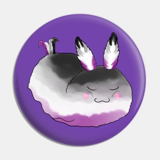 Sea bunny Ace pride Pin