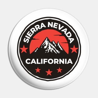 Sierra Nevada California - Travel Pin