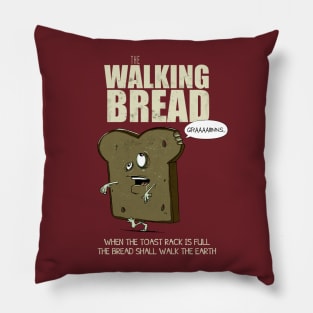 The Walking Bread alt Pillow