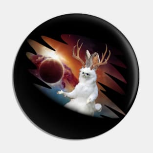 Cosmic Jackalope Pin