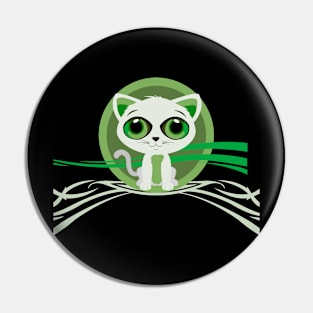 Kitten - Green Pin