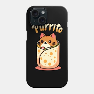 purrito - cat and burrito Phone Case