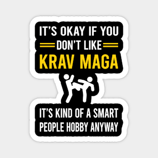 Smart People Hobby Krav Maga Magnet