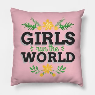 Girls Run The World Girl Power Feminist Feminism Pillow