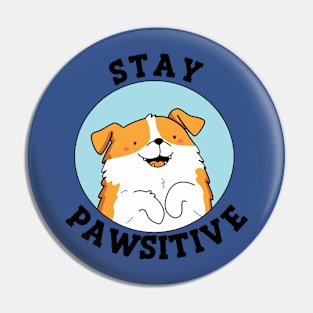 Stay Pawsitive 3 Pin