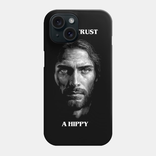 Never Trust a Hippy Psychedelic Phone Case by OliverIsis33