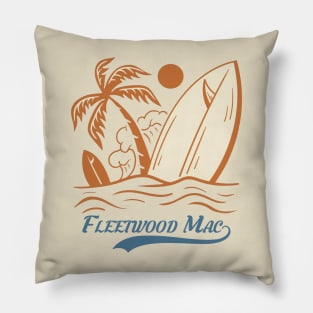 Vintage summer fleetwood mac Pillow