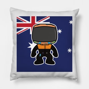 Daniel Ricciardo Custom Bobblehead - 2022 Season Flag Edition Pillow