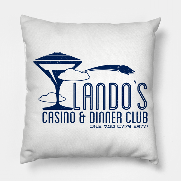 Lando's Casino and Dinner Club Star Wars Pillow TeePublic
