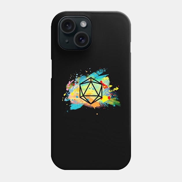 Possibilities (Black d20) Phone Case by Rainy Afternoon