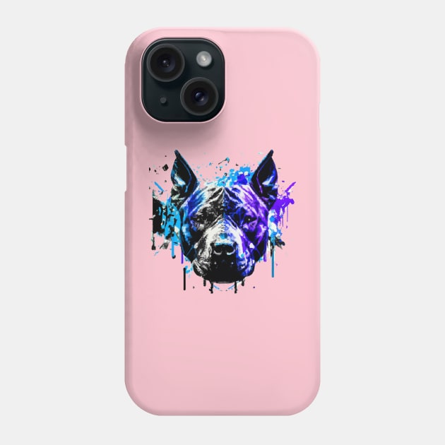 Pit Bull Terrier Photo Mural Print Artwork Phone Case by Furrban