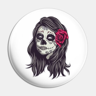 La Catrina - Dia De Los Muertos Pin