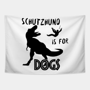 Schutzhund T-Rex - black Tapestry