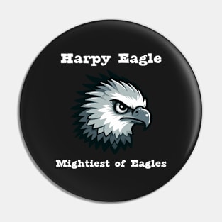 Harpy Eagle Bird of Prey Pin