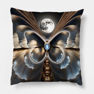 Moonstone Butterfly Pillow