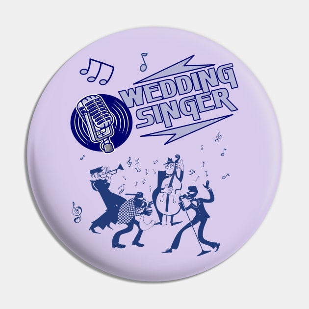 Wedding Singer Pin by Blended Designs