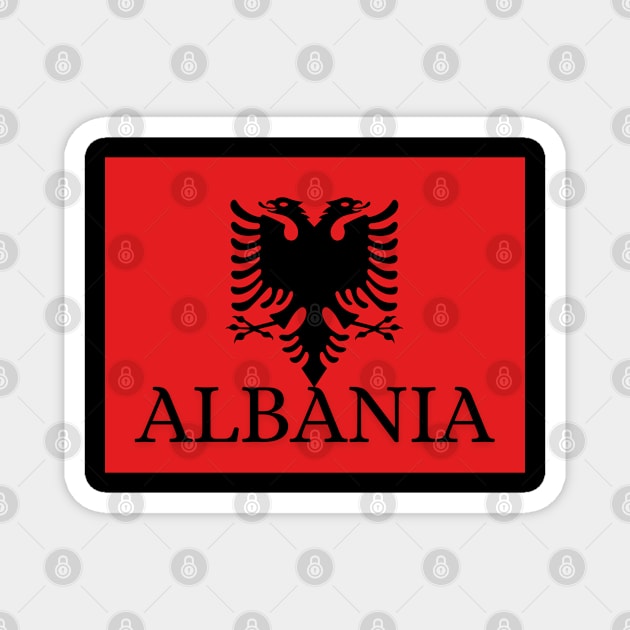 Albanian Flag Magnet by aybe7elf