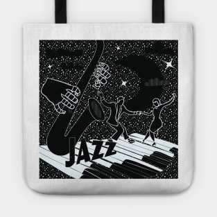 Get Fired Up for Jazz Day: Let the Music Ignite Your Soul! Tote
