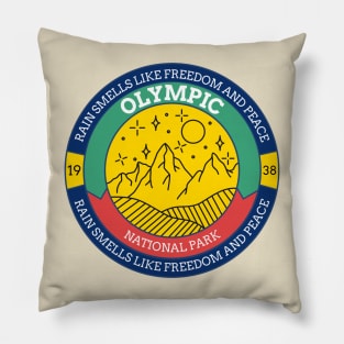 Olympic National Park Hiking Camping Outdoors Outdoorsman Pillow