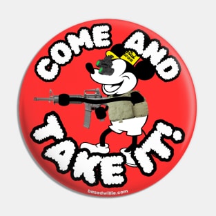 Based Willie: "Come And Take It" stickers/buttons Pin