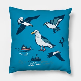 Seagulls Pillow