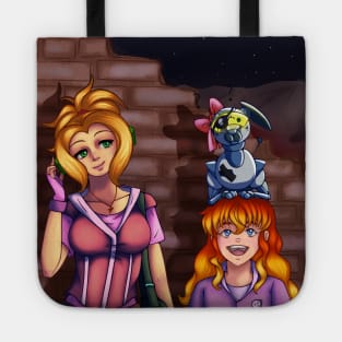 Sci Fi Anime Girls Tote